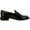 Franco Sarto Eden Patent Studded Loafers Black J0852s1001 Women's In Black