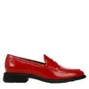 Franco Sarto Eden Patent Studded Loafers Crimson Red J0852s1600 Women's In Red