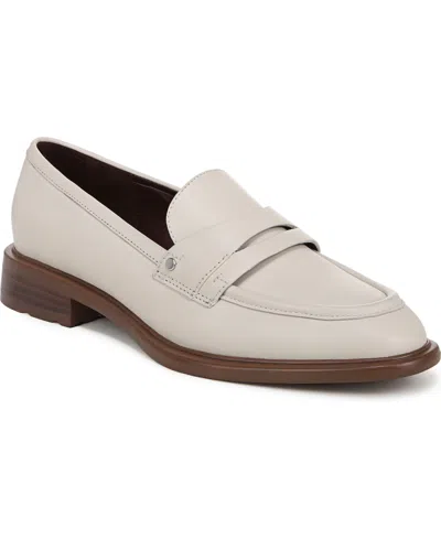 Franco Sarto Edith 2 Loafers In Chalk White Leather