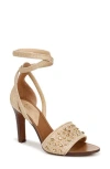 Franco Sarto Eleanor 2 Ankle Strap Sandal In Natural