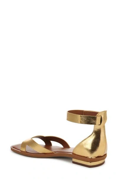Franco Sarto Elisa Ankle Strap Sandal In Gold