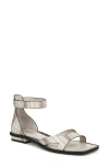 Franco Sarto Elisa Ankle Strap Sandal In Grey Snake Print