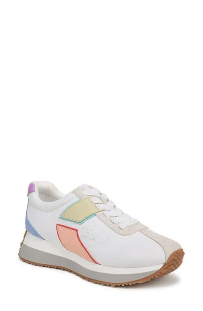Franco Sarto Erica Sneaker In White Multi