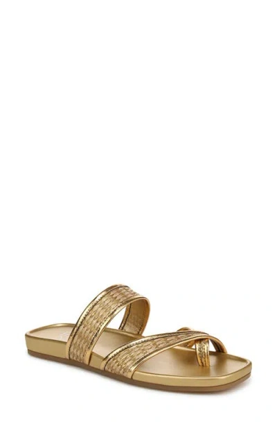 Franco Sarto Estella Sandal In Gold Fabric