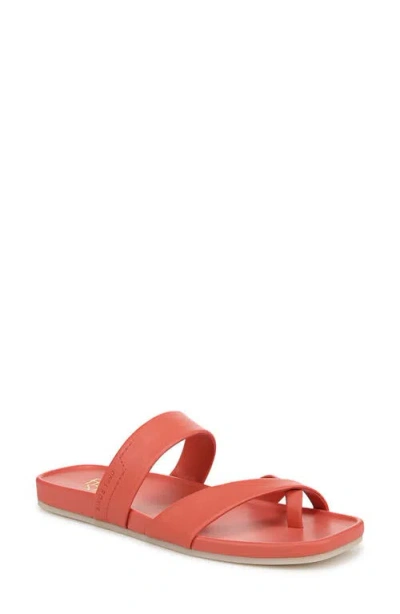 Franco Sarto Estella Sandal In Coral Pink Faux Leather
