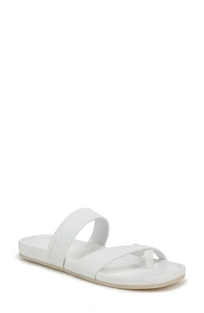 Franco Sarto Estella Sandal In White Faux Leather