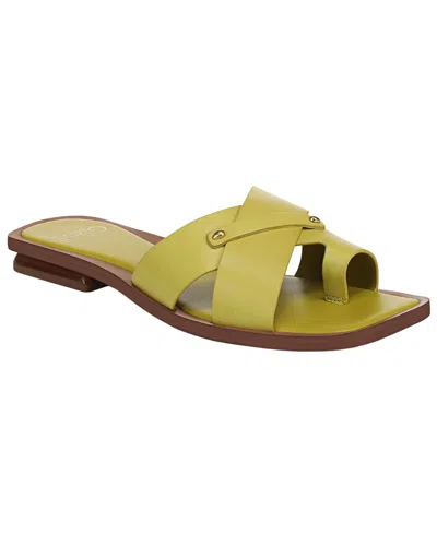 Franco Sarto A-etta Leather Slide In Green