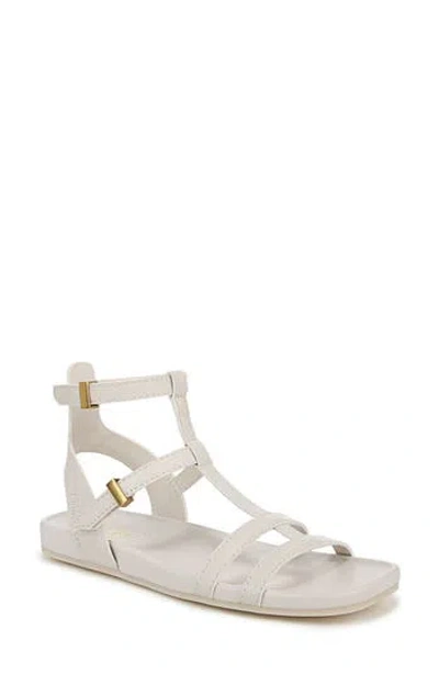 Franco Sarto Evan Ankle Strap Sandal In Chiffon White