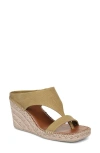 Franco Sarto Farren Espadrille Platform Wedge Sandal In Green