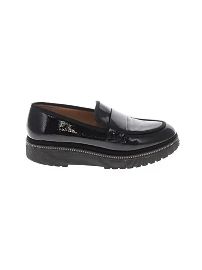Pre-owned Franco Sarto Flats In Black