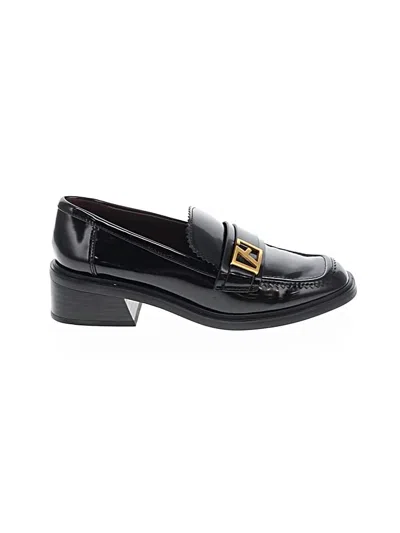 Pre-owned Franco Sarto Flats In Black