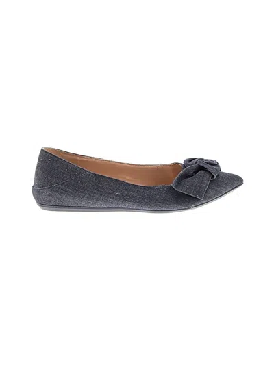 Pre-owned Franco Sarto Flats In Blue