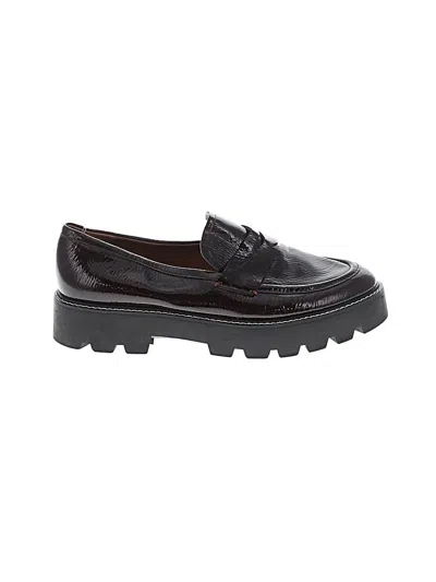Pre-owned Franco Sarto Flats In Burgundy