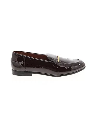 Pre-owned Franco Sarto Flats In Burgundy