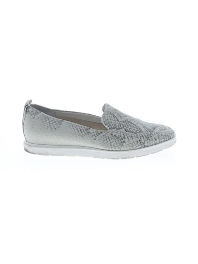 Pre-owned Franco Sarto Flats In Gray