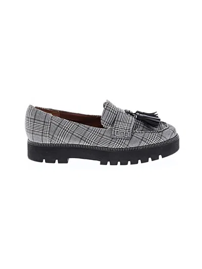 Pre-owned Franco Sarto Flats In Gray