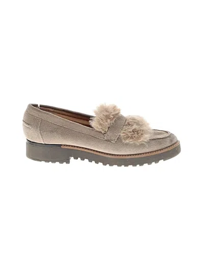 Pre-owned Franco Sarto Flats In Gray