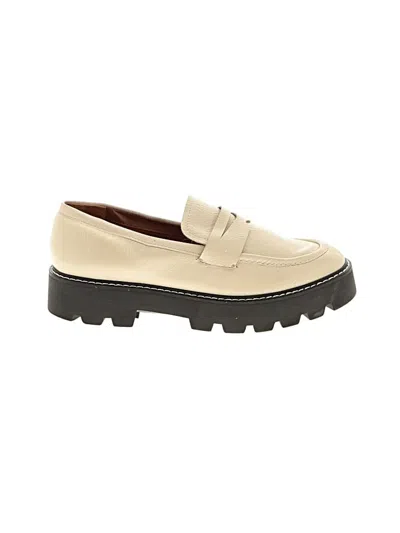 Pre-owned Franco Sarto Flats In Ivory