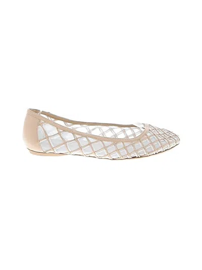 Pre-owned Franco Sarto Flats In Ivory