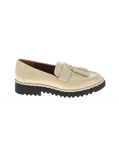 Pre-owned Franco Sarto Flats In Ivory