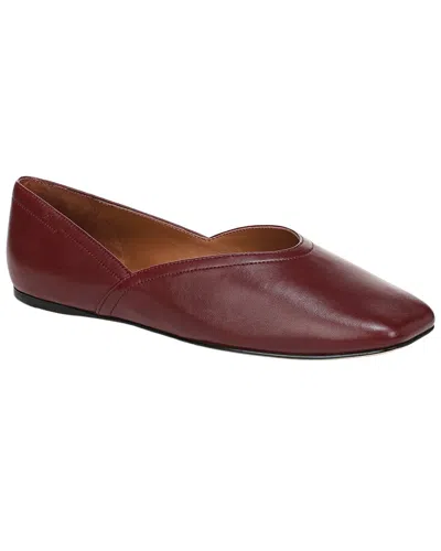 Franco Sarto Flexa Adalina Leather Skimmer In Burgundy
