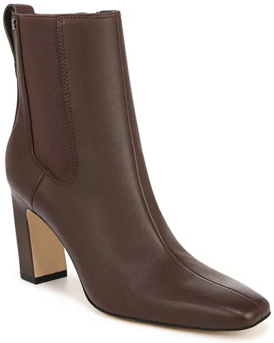 Franco Sarto Flexa Bliss Leather-trim Bootie In Brown