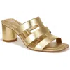 Franco Sarto Flexa Carly Slide Sandal In Gold 2