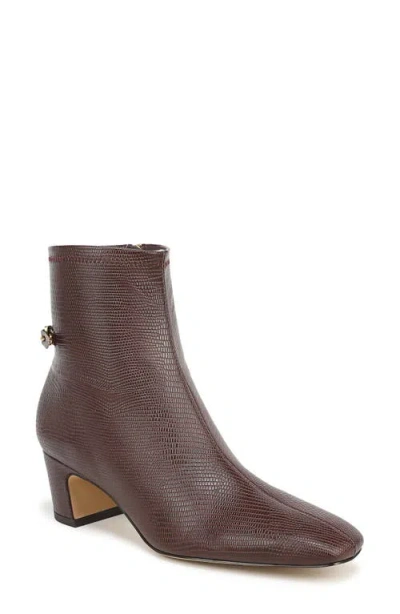 Franco Sarto Flxstina Faux Leather Bootie In Brown