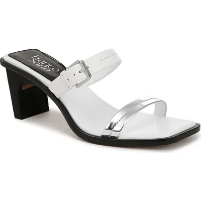 Franco Sarto Frenza Two Strap Sandal In Silver