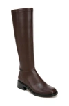 Franco Sarto Giselle Wide Calf High Shaft Boots In Dark Brown