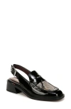 Franco Sarto Giada Slingback Penny Loafer Pump In Black