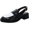 Franco Sarto Giada Womens Block Heel Slingback Loafers In Multi