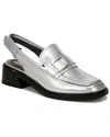 Franco Sarto Giada Slingback Loafer Pump In Silver