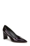 Franco Sarto Giovanna Pointed Toe Pump In Purple Faux Patent