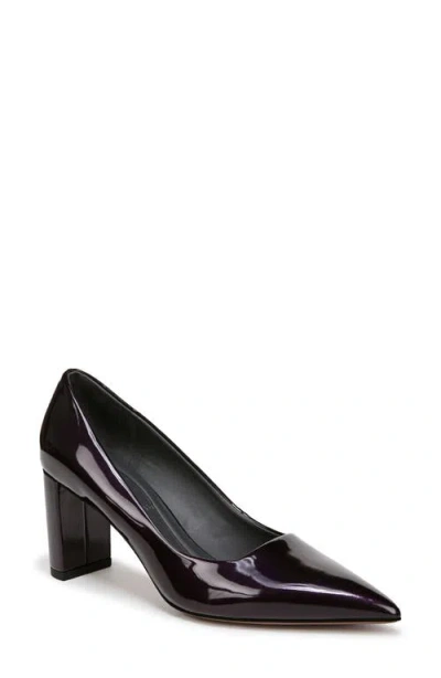 Franco Sarto Giovanna Pointed Toe Pump In Purple Faux Patent