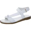 Franco Sarto Glenni Womens Strappy Flats In White