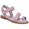 Franco Sarto Graze 2 Womens Open Toe Woven Ankle Strap In Multi