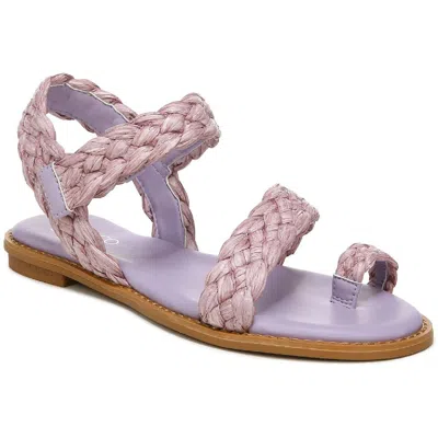 Franco Sarto Graze 2 Womens Open Toe Woven Ankle Strap In Multi