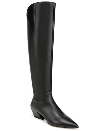 Franco Sarto Gwyn Leather Boot In Black
