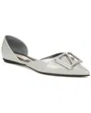 Franco Sarto Hadley Pointed Toe D'orsay Flat In Grey