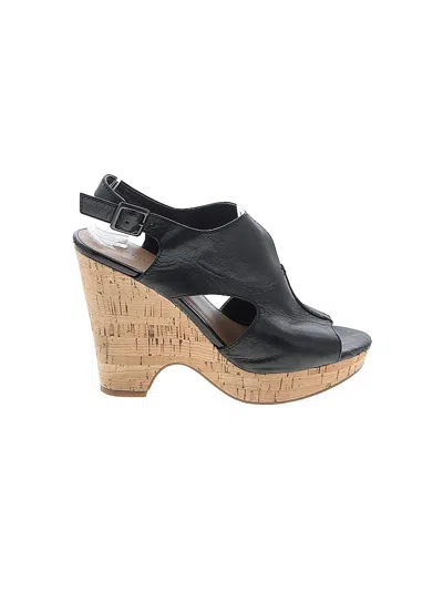 Pre-owned Franco Sarto Heels In Black