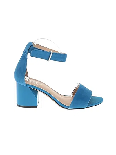 Pre-owned Franco Sarto Heels In Blue