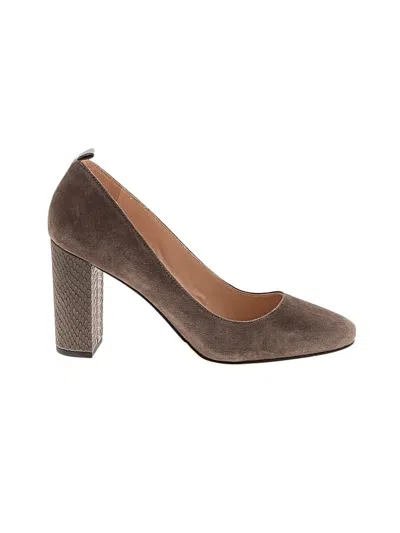 Pre-owned Franco Sarto Heels In Brown