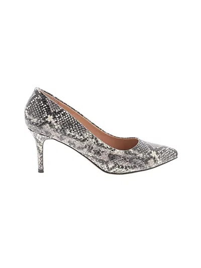 Pre-owned Franco Sarto Heels In Gray