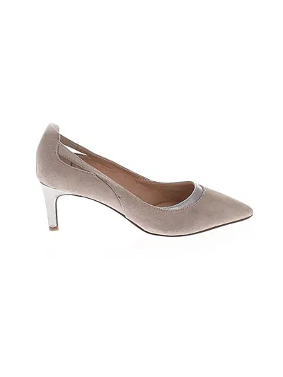 Pre-owned Franco Sarto Heels In Gray