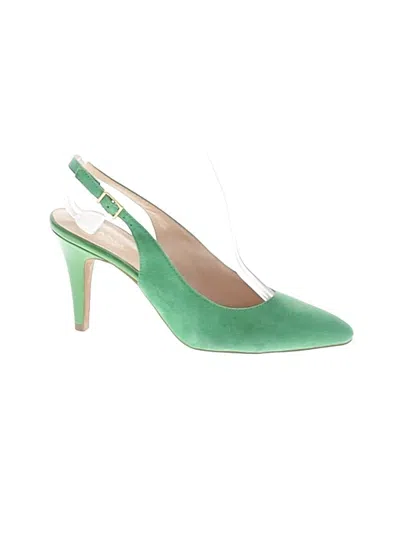 Pre-owned Franco Sarto Heels In Green