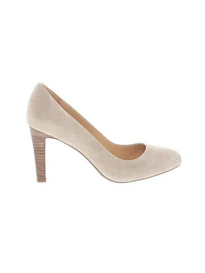 Pre-owned Franco Sarto Heels In Ivory