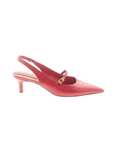 Pre-owned Franco Sarto Heels In Red