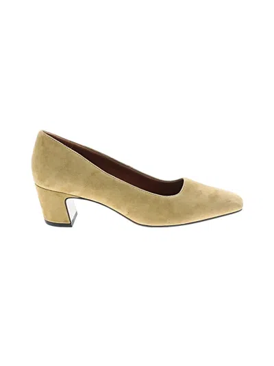 Pre-owned Franco Sarto Heels In Tan