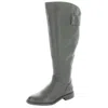 Franco Sarto Henrietta Womens Wide Calf Leather Riding Boots In Multi